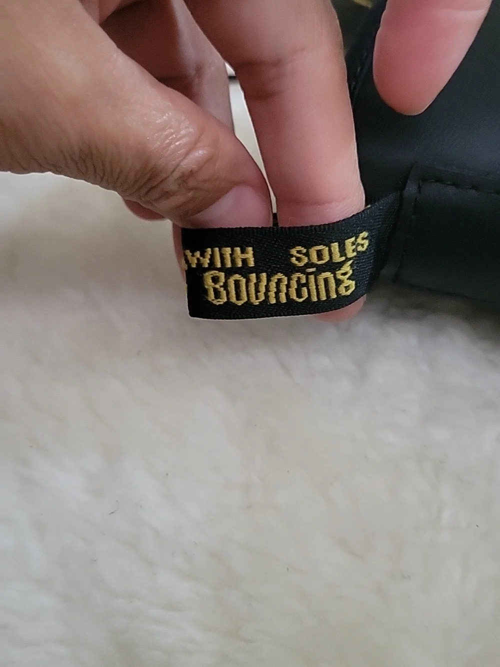 DR MARTENS Shoreditch Greasy Women's Combat Boots. Size 7 L. Black Boots. - Picture 15 of 16